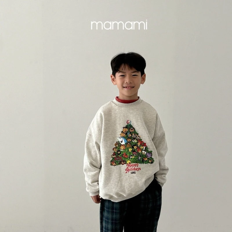 Mamami - Korean Children Fashion - #littlefashionista - Merry Christmas Mom Sweatshirt - 8