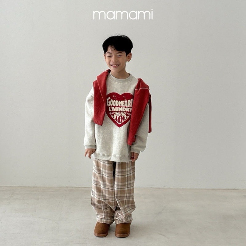 Mamami - Korean Children Fashion - #littlefashionista - Heart Sweatshirt - 2