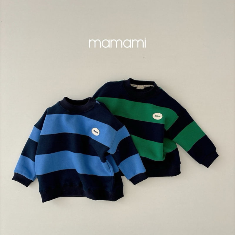 Mamami - Korean Children Fashion - #littlefashionista - Ralph Big Stripe Sweatshirt