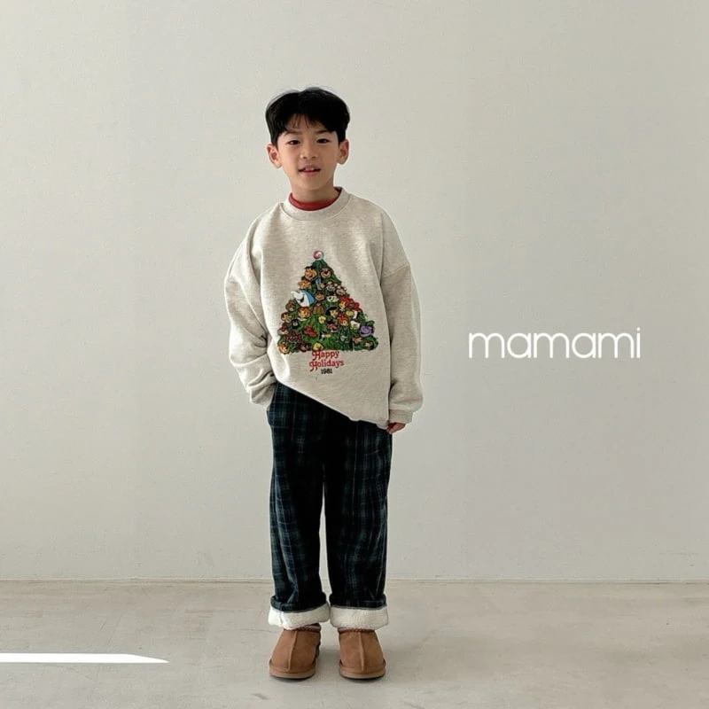 Mamami - Korean Children Fashion - #magicofchildhood - Cotton Check Pants - 3