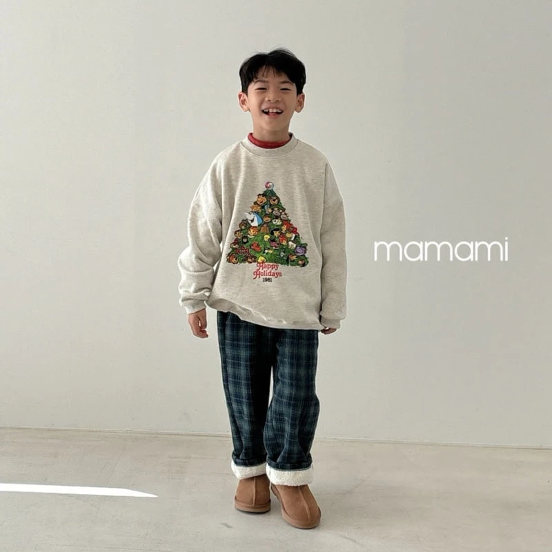 Mamami - Korean Children Fashion - #magicofchildhood - Merry Christmas Mom Sweatshirt - 9