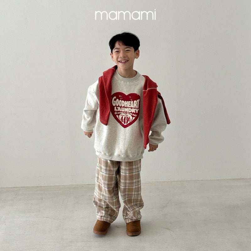 Mamami - Korean Children Fashion - #magicofchildhood - Heart Sweatshirt - 3