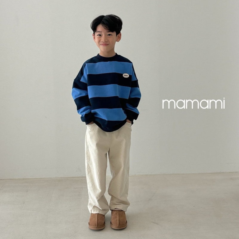 Mamami - Korean Children Fashion - #magicofchildhood - Ralph Big Stripe Sweatshirt - 2