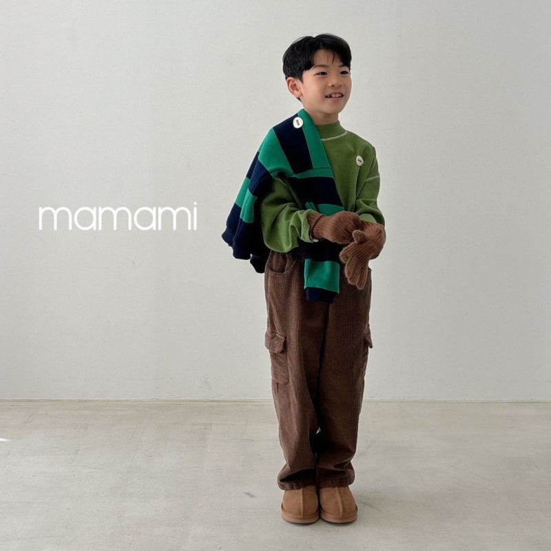 Mamami - Korean Children Fashion - #minifashionista - Heron Cargo Corduroy Pants - 2