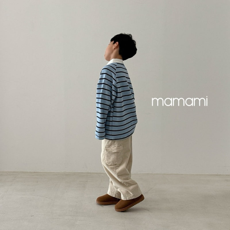 Mamami - Korean Children Fashion - #minifashionista - Rugby Fleece Collar Tee - 6