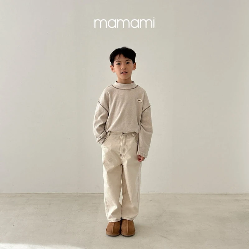 Mamami - Korean Children Fashion - #minifashionista - Mochi Stitch Turtleneck Tee - 12