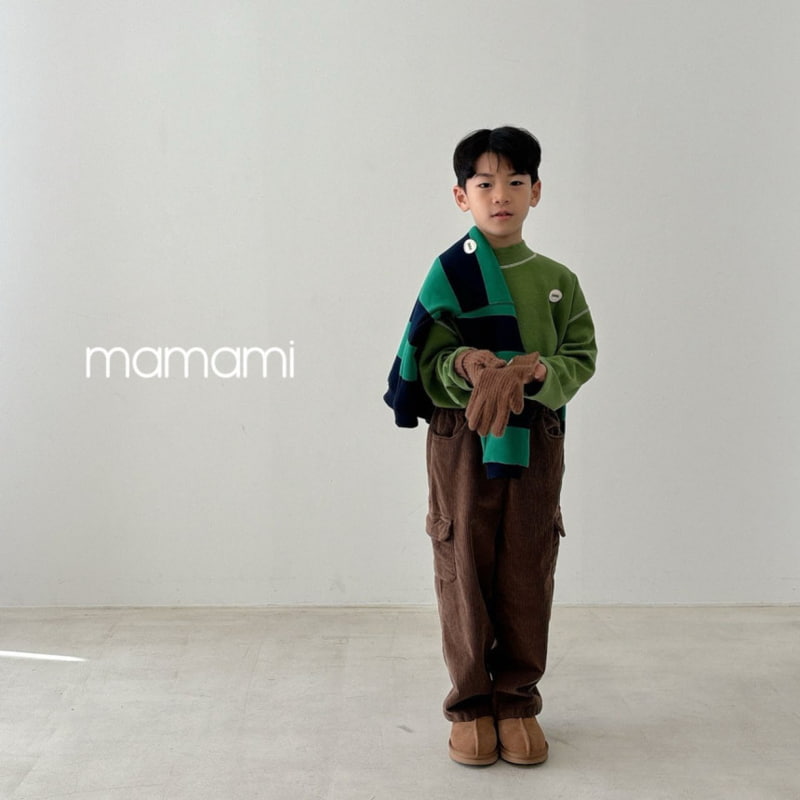 Mamami - Korean Children Fashion - #prettylittlegirls - Heron Cargo Corduroy Pants - 3