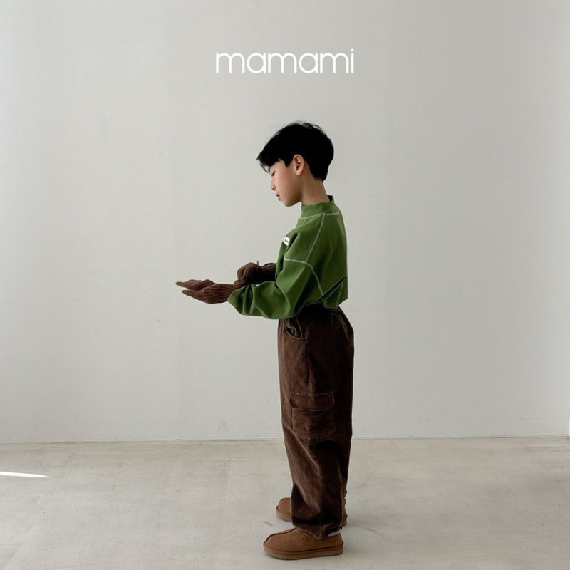 Mamami - Korean Children Fashion - #stylishchildhood - Heron Cargo Corduroy Pants - 6