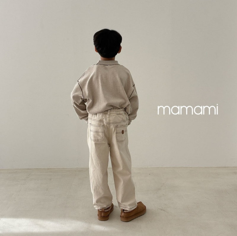 Mamami - Korean Children Fashion - #stylishchildhood - Signature Stitch Pants - 2