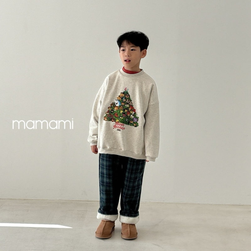 Mamami - Korean Children Fashion - #todddlerfashion - Cotton Check Pants - 6