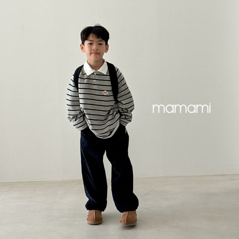 Mamami - Korean Children Fashion - #todddlerfashion - Simple Corduroy Pants - 3