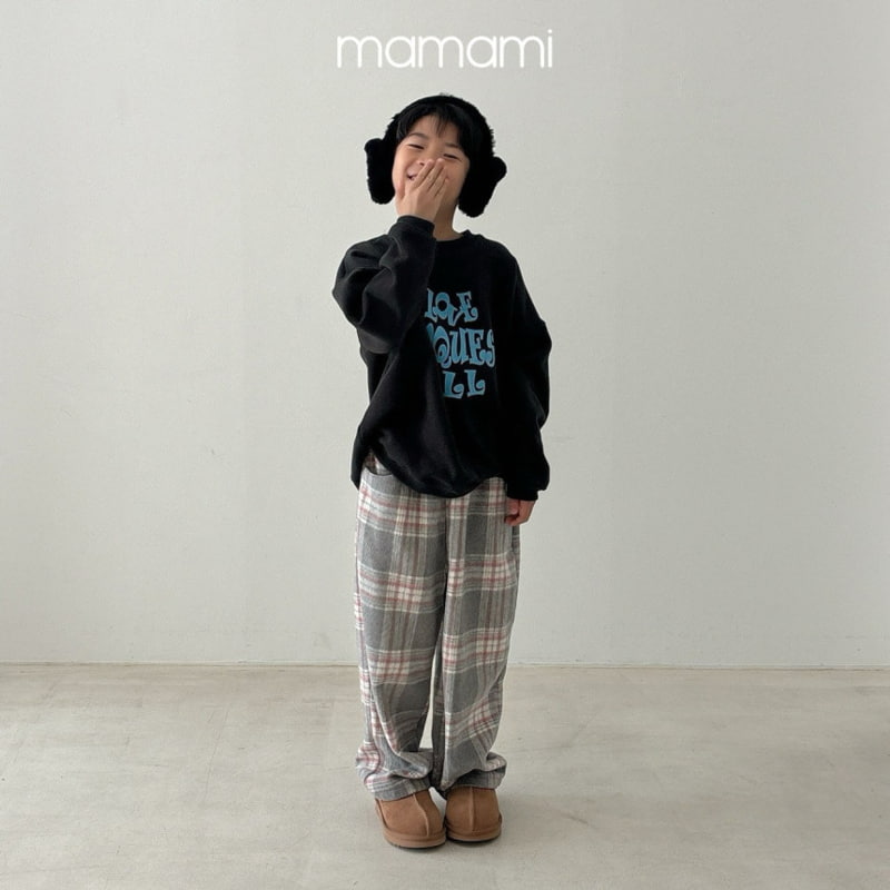 Mamami - Korean Children Fashion - #todddlerfashion - Hey Check Pants - 2