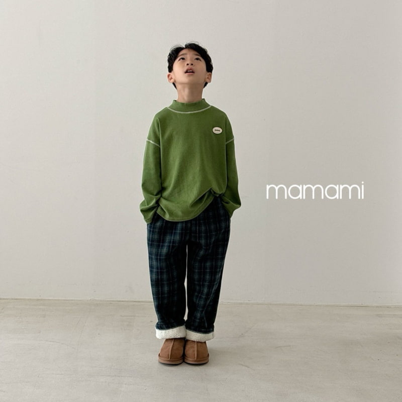 Mamami - Korean Children Fashion - #toddlerclothing - Cotton Check Pants - 7