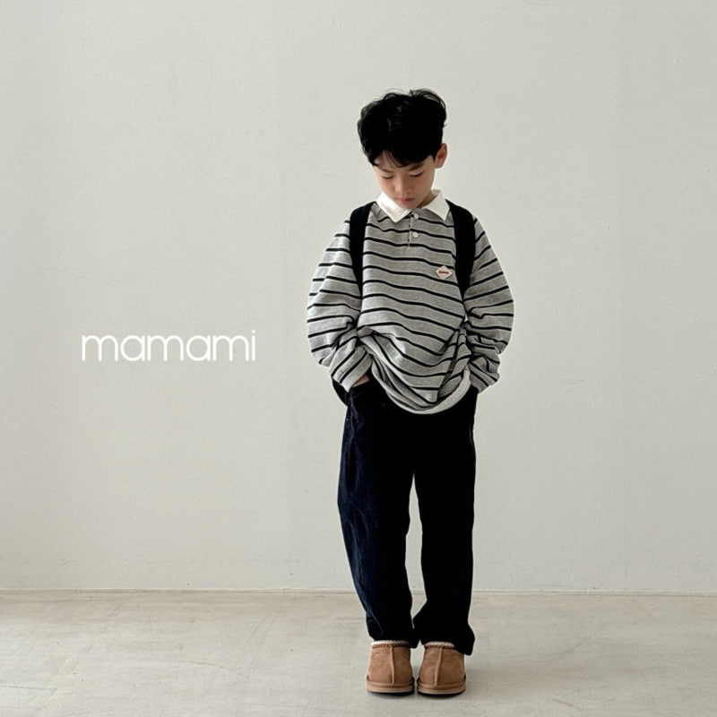 Mamami - Korean Children Fashion - #todddlerfashion - Simple Corduroy Pants - 4