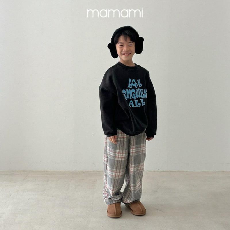 Mamami - Korean Children Fashion - #toddlerclothing - Hey Check Pants - 3