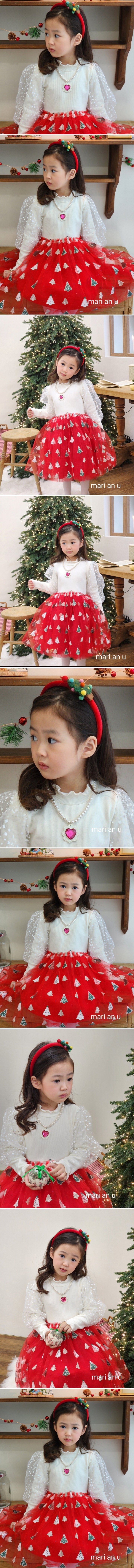 Mari An U - Korean Children Fashion - #minifashionista - Heart Necklace