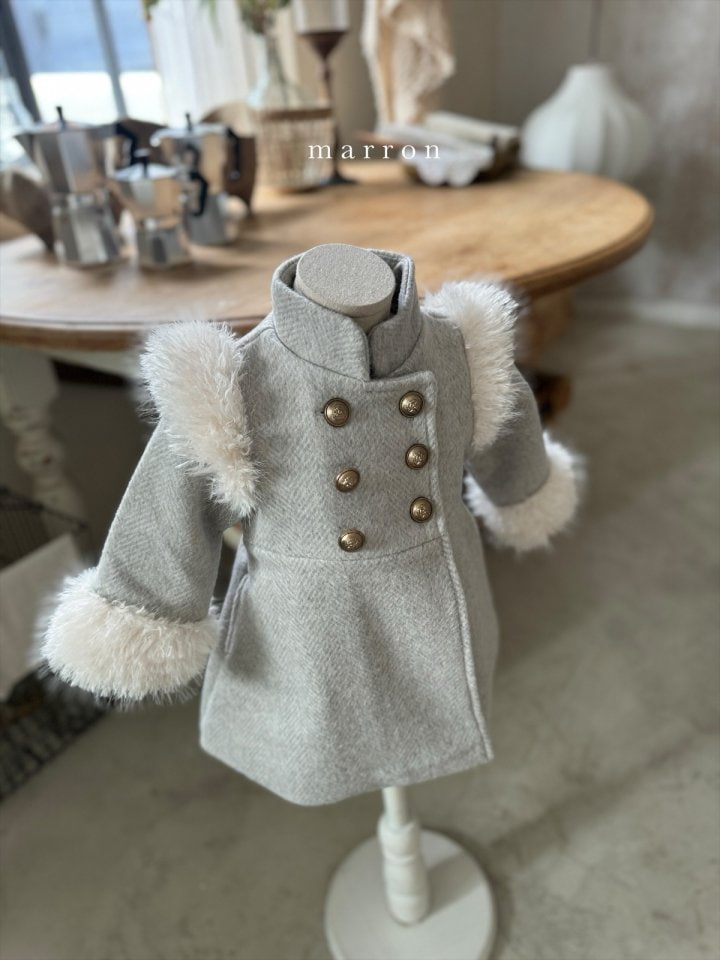 Marron - Korean Baby Fashion - #babyboutique - Fran Coat - 6