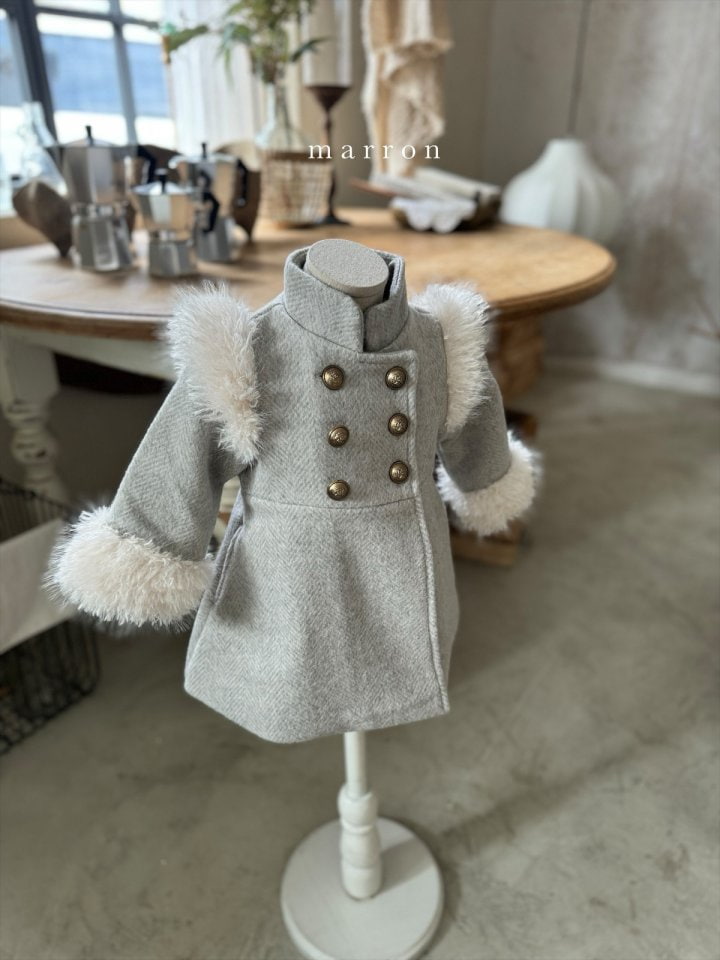 Marron - Korean Baby Fashion - #babyboutiqueclothing - Fran Coat - 7