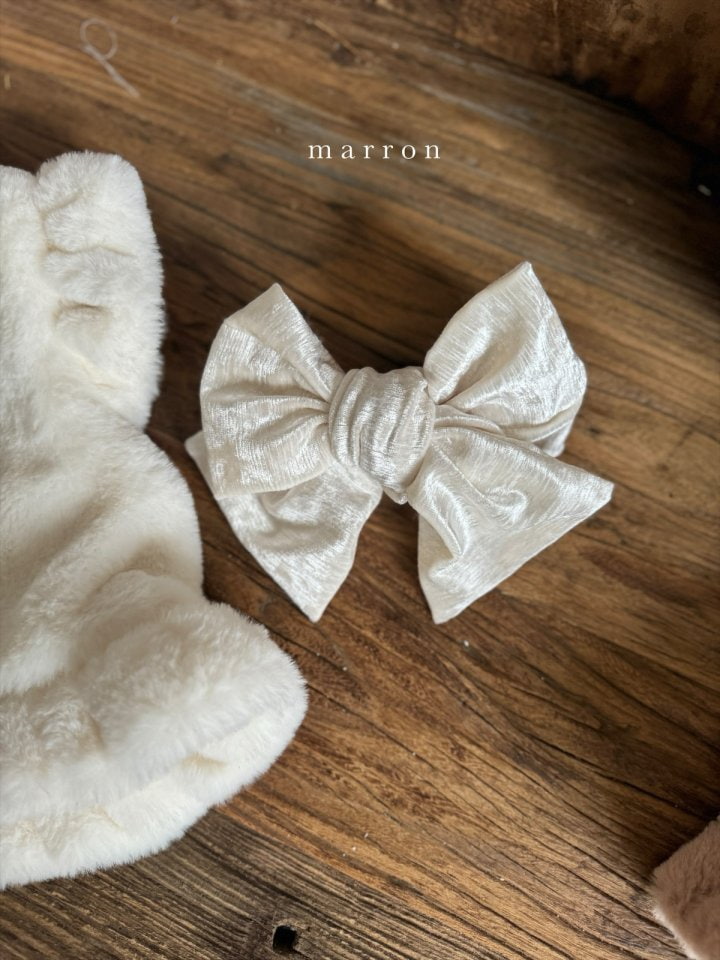 Marron - Korean Baby Fashion - #babyboutiqueclothing - Big Ribbon Vest - 5