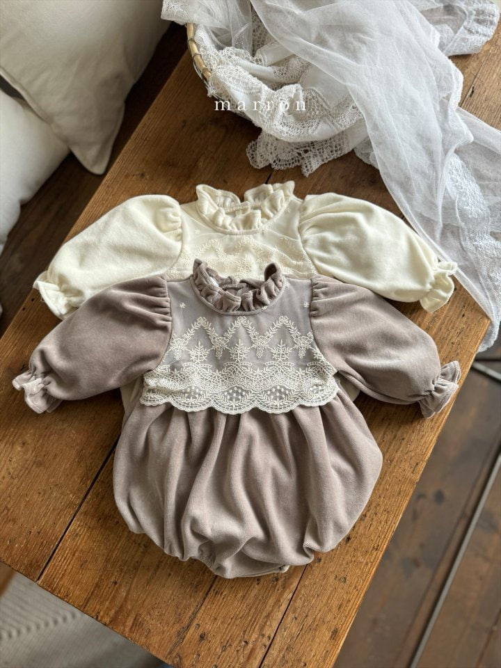 Marron - Korean Baby Fashion - #babyclothing - Chuchu Bodysuit - 8