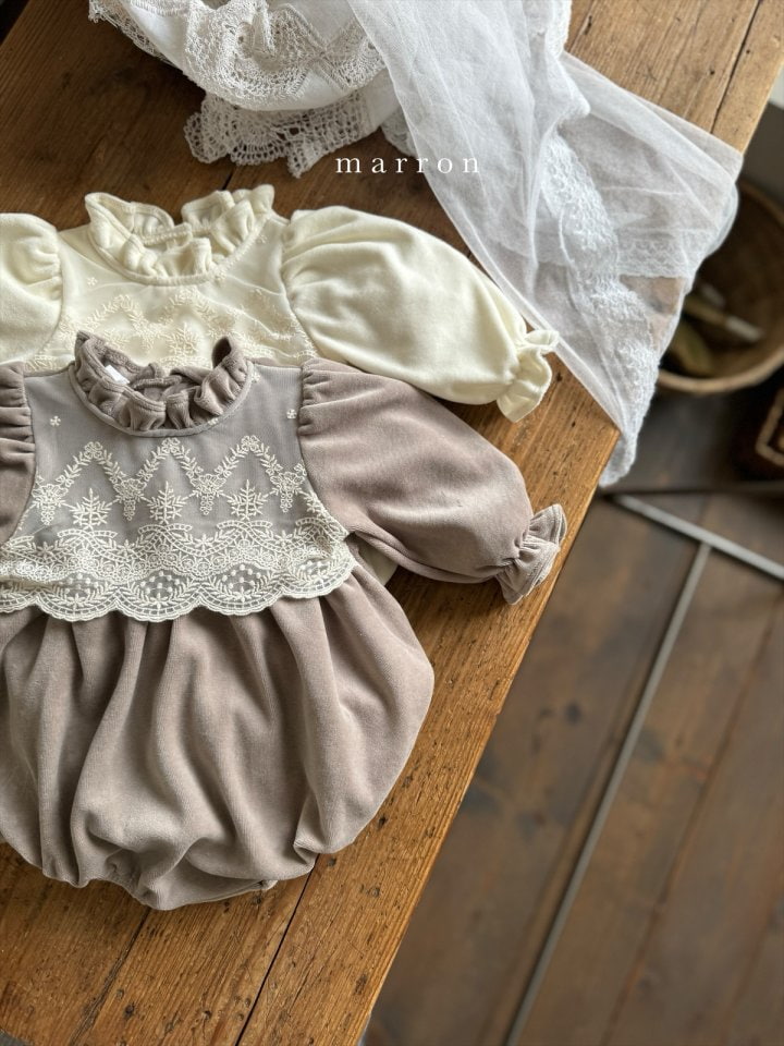 Marron - Korean Baby Fashion - #babyfashion - Chuchu Bodysuit - 9