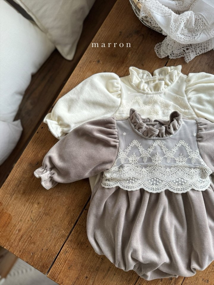 Marron - Korean Baby Fashion - #babyfever - Chuchu Bodysuit - 10