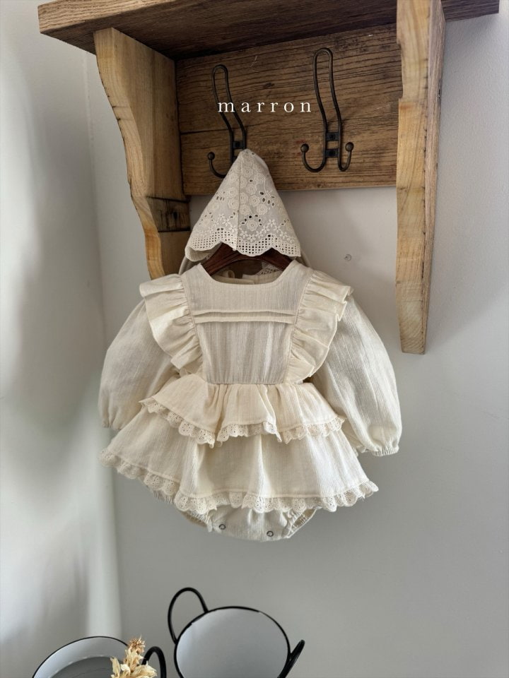 Marron - Korean Baby Fashion - #babyfashion - Maple Bodysuit - 4