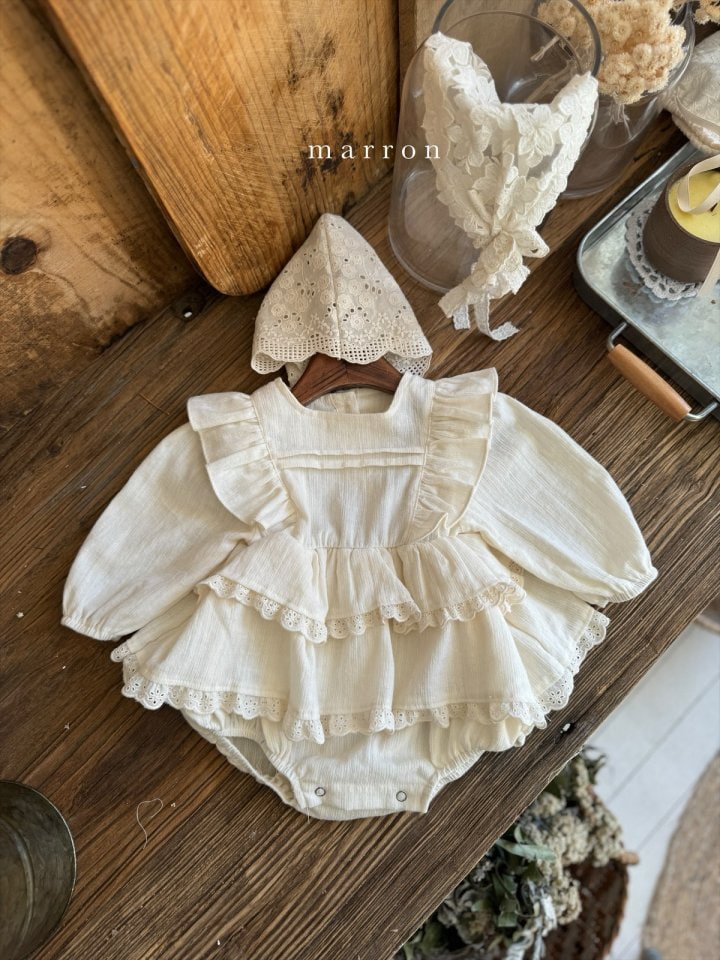 Marron - Korean Baby Fashion - #babygirlfashion - Maple Bodysuit - 5