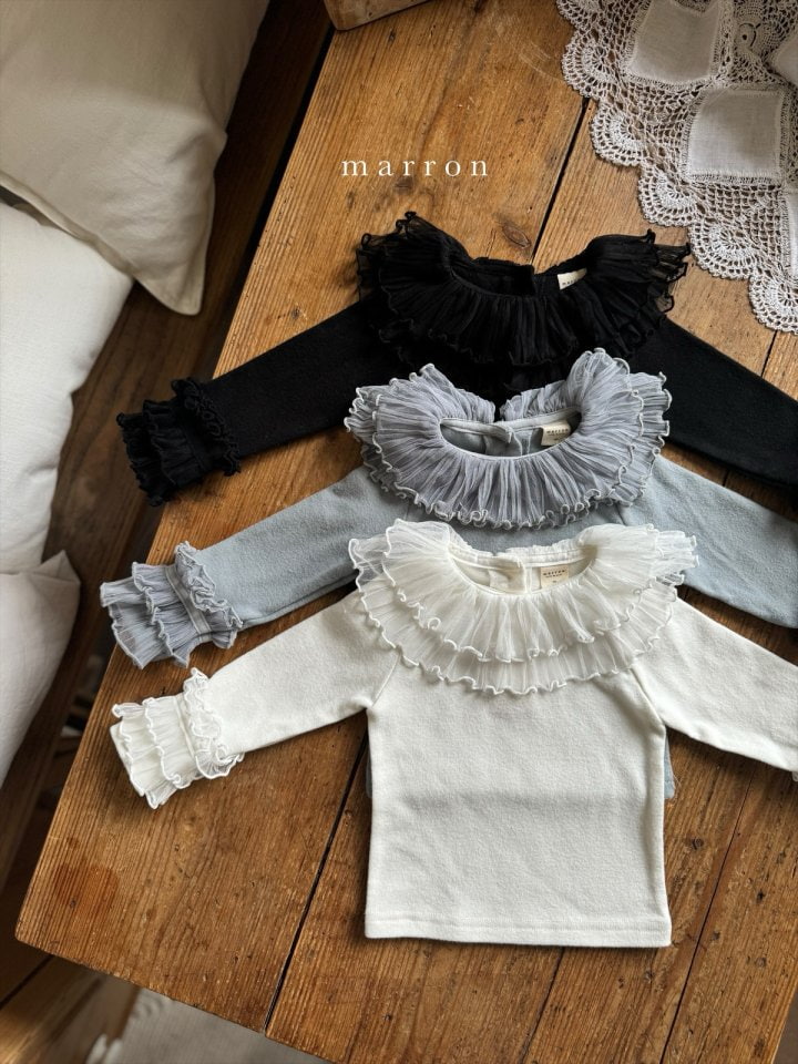 Marron - Korean Baby Fashion - #babyootd - Stella Tee - 2