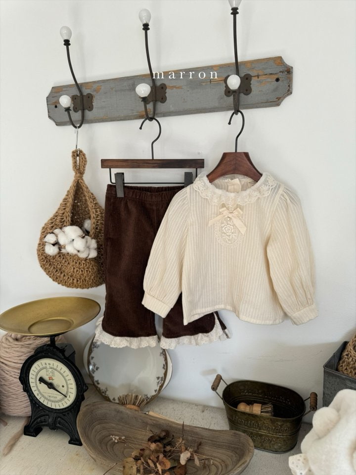 Marron - Korean Baby Fashion - #babyootd - Charon Blouse