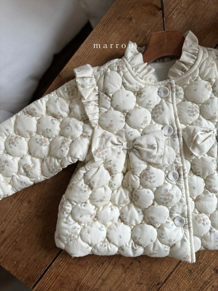 Marron - Korean Baby Fashion - #babyoutfit - Belman Quilting Jacket - 3