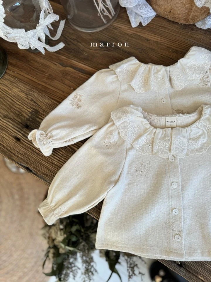 Marron - Korean Baby Fashion - #babyoutfit - Anne Blouse