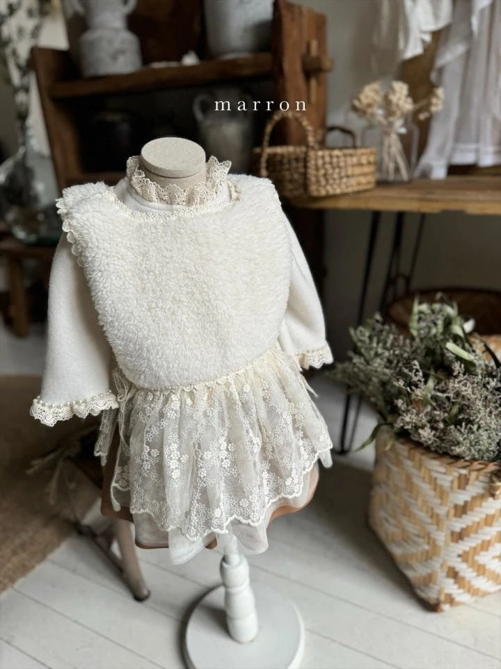 Marron - Korean Baby Fashion - #babyoutfit - Roro Vest Dress - 6