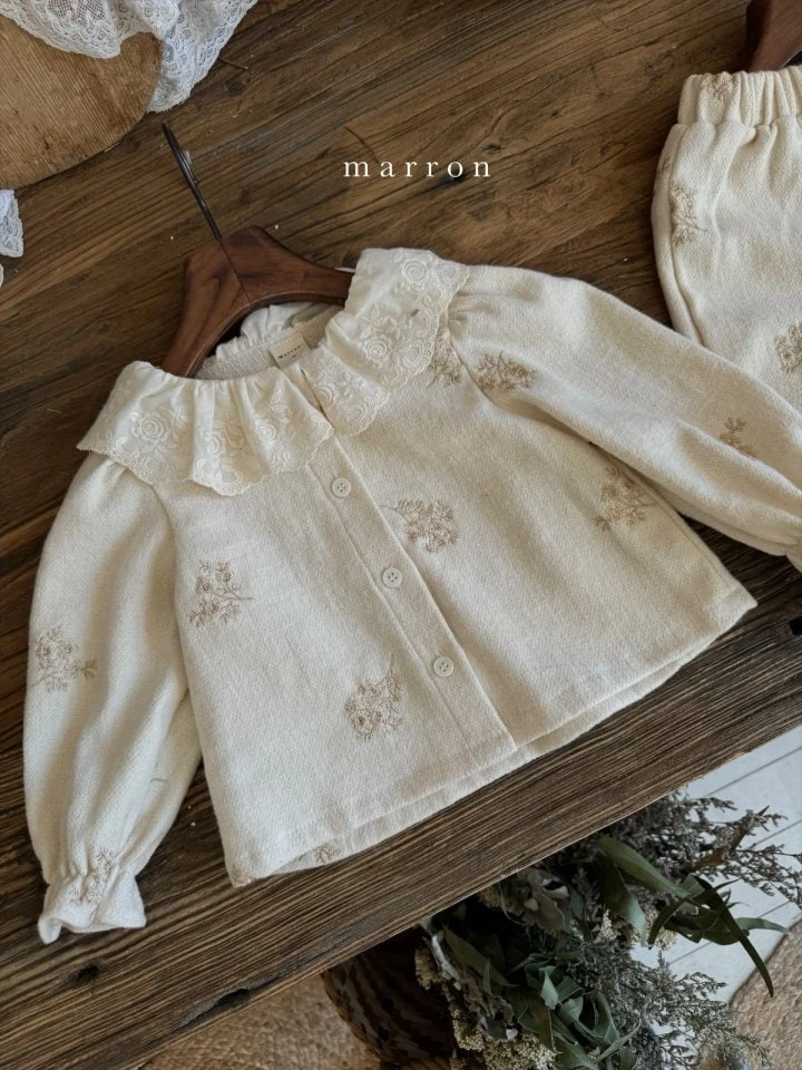 Marron - Korean Baby Fashion - #onlinebabyshop - Anne Blouse - 5