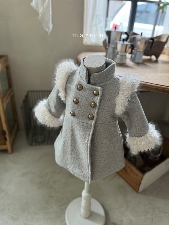 Marron - Korean Baby Fashion - #smilingbaby - Fran Coat - 5