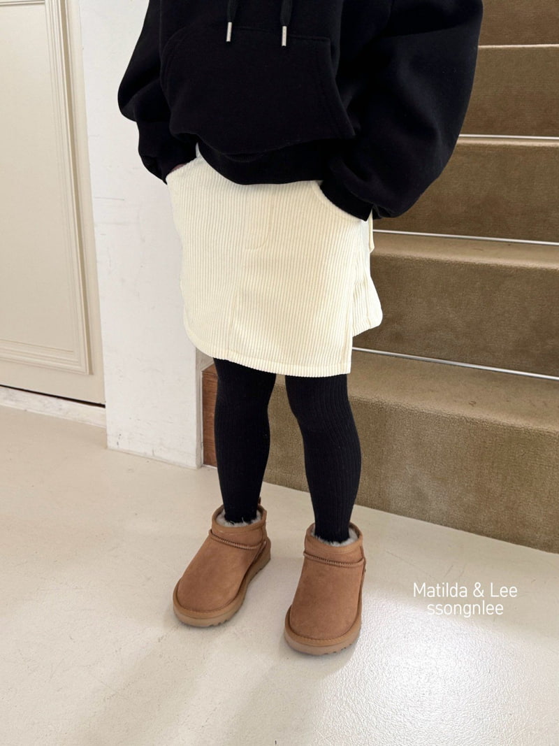 Matilda & Lee - Korean Children Fashion - #Kfashion4kids - Corduroy Skirt Pants