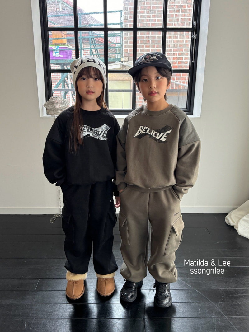 Matilda & Lee - Korean Children Fashion - #Kfashion4kids - Believe Sweatshirt - 12