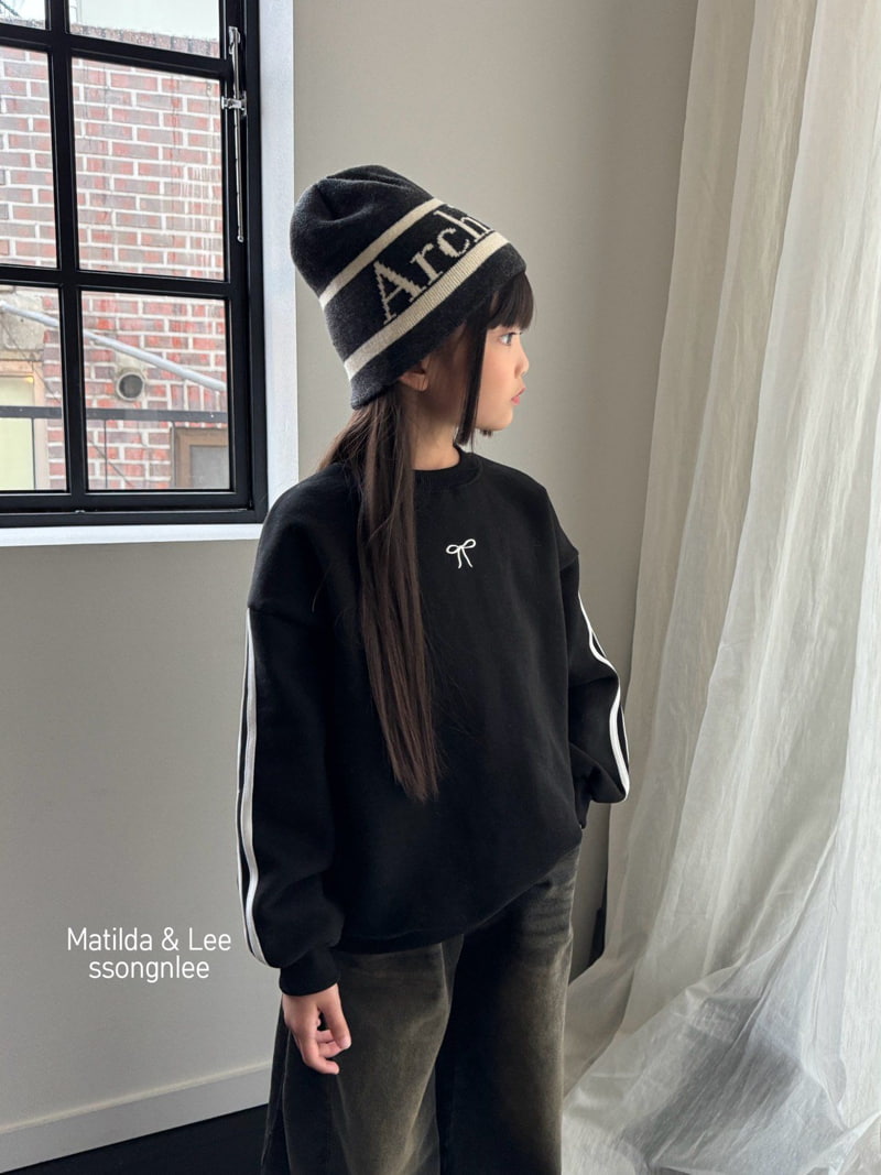 Matilda & Lee - Korean Children Fashion - #Kfashion4kids - Ribbon Tape Sweatshirt - 9