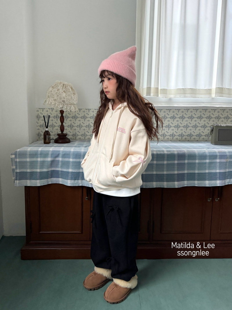 Matilda & Lee - Korean Children Fashion - #Kfashion4kids - Ribbon Jogger Pants - 8