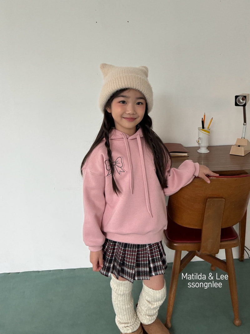 Matilda & Lee - Korean Children Fashion - #Kfashion4kids - Ribbon Embroidery Hood Top - 7