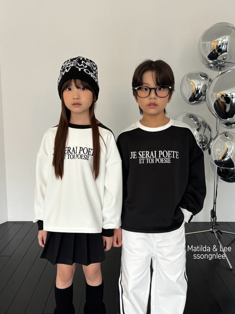 Matilda & Lee - Korean Children Fashion - #Kfashion4kids - JE Shoulder Tape Tee - 3