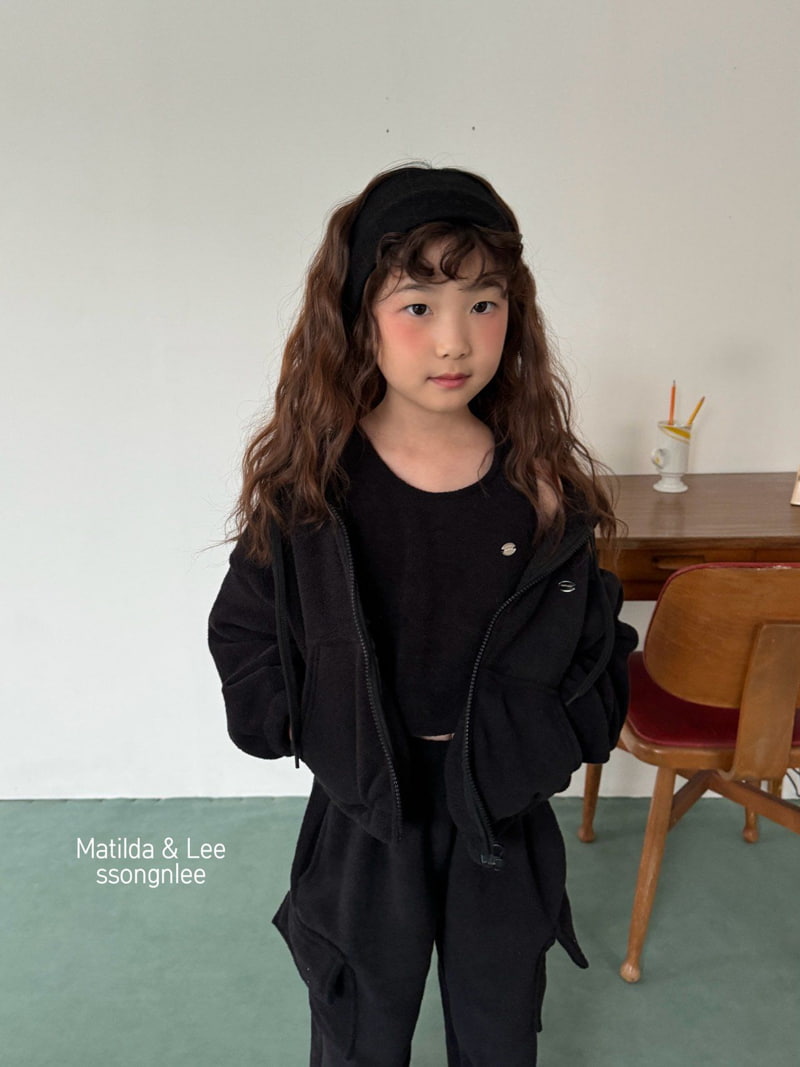 Matilda & Lee - Korean Children Fashion - #Kfashion4kids - Fleece Hooded Zip-up - 10