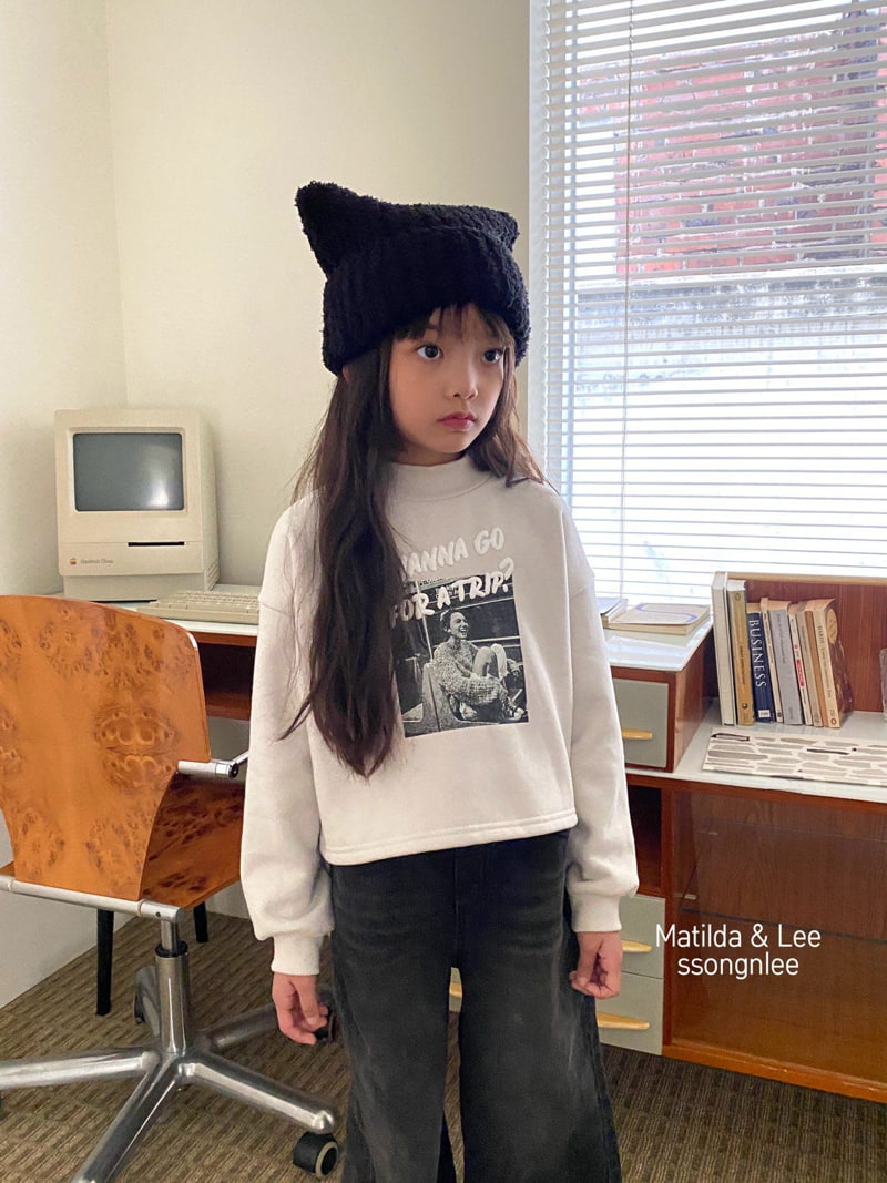 Matilda & Lee - Korean Children Fashion - #kidzfashiontrend - Trip Crop Mockneck Tee - 4