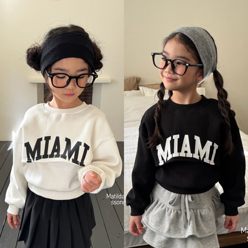 Matilda & Lee - Korean Children Fashion - #Kfashion4kids - Crop Layered Sweatshirt