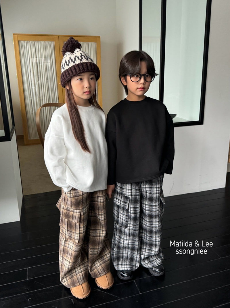 Matilda & Lee - Korean Children Fashion - #Kfashion4kids - Check Pocket Pants - 11