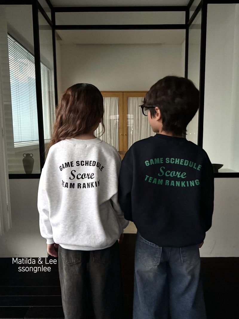 Matilda & Lee - Korean Children Fashion - #childofig - Score Sweatshirt - 8