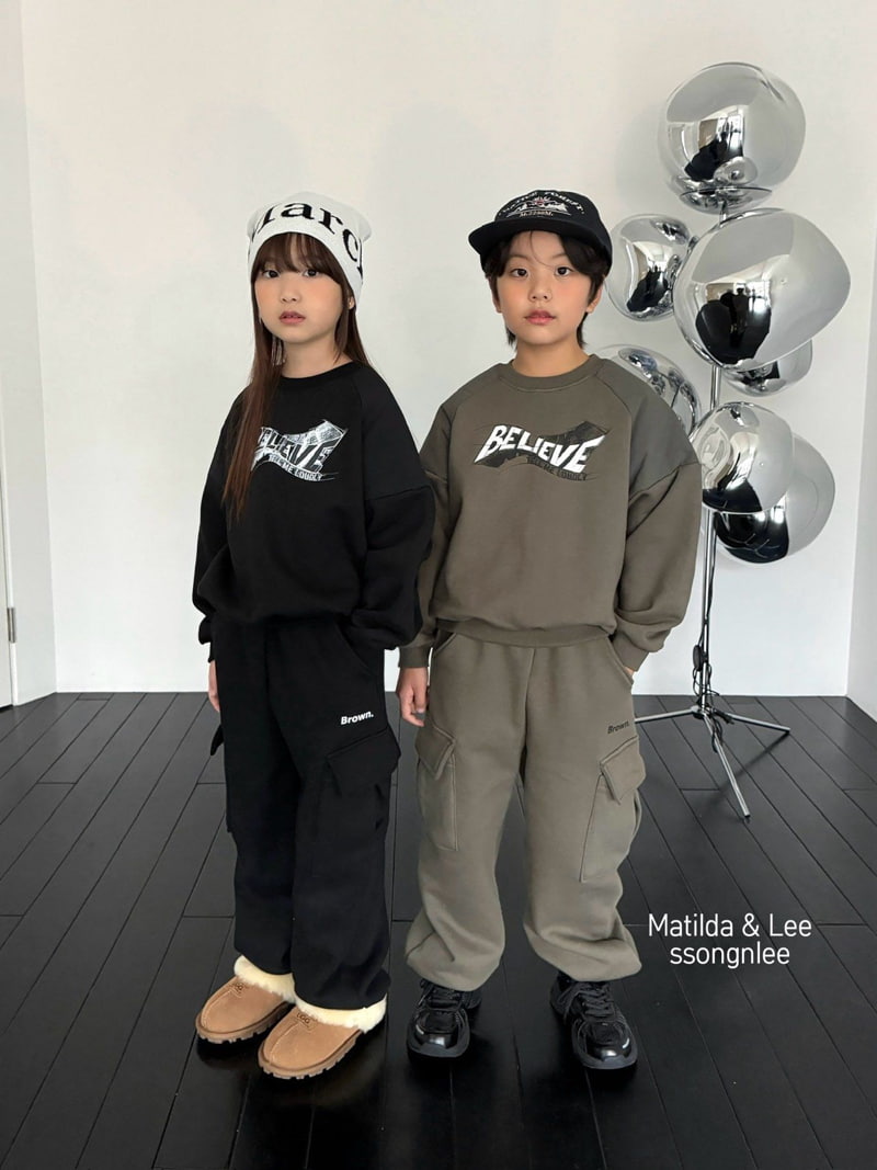 Matilda & Lee - Korean Children Fashion - #stylishchildhood - Believe Sweatshirt - 4