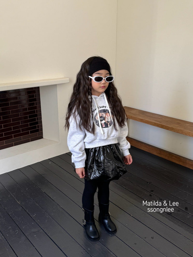 Matilda & Lee - Korean Children Fashion - #childofig - Babydoll Crop Hood Top - 10