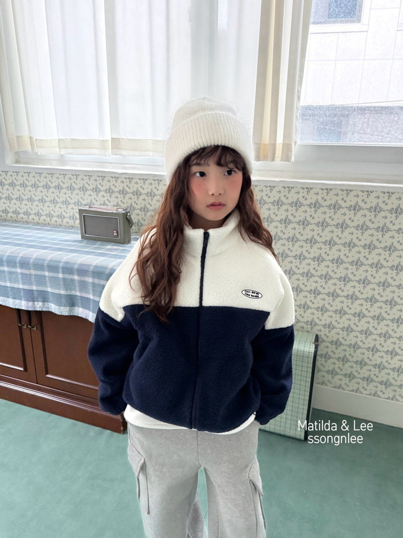 Matilda & Lee - Korean Children Fashion - #childofig - Raglan Fleece Jacket - 8