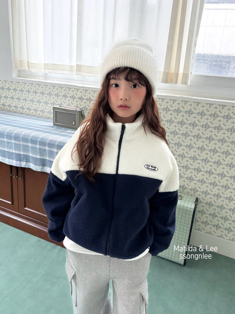 Matilda & Lee - Korean Children Fashion - #childofig - Raglan Fleece Jacket - 9